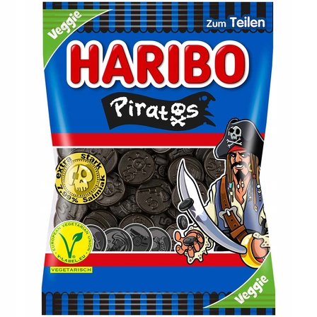 HARIBO Pirates żelki175g Lukrecja (1)