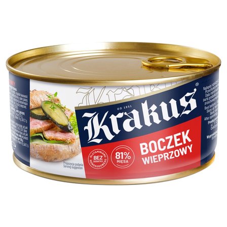 Krakus Konserwa boczek wieprzowy 300 g (1)