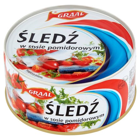 GRAAL Śledź w sosie pomidorowym 300 g (2)