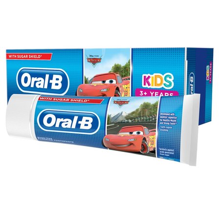 Oral-B Kids „Auta” Pasta do zębów 75ml, 3+ lat (2)