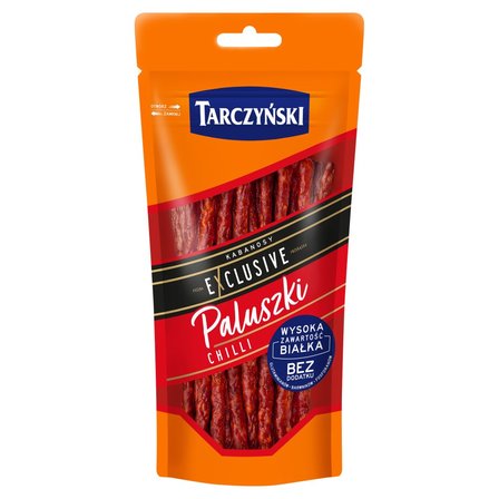Tarczyński Kabanosy Exclusive paluszki chilli 95 g (1)