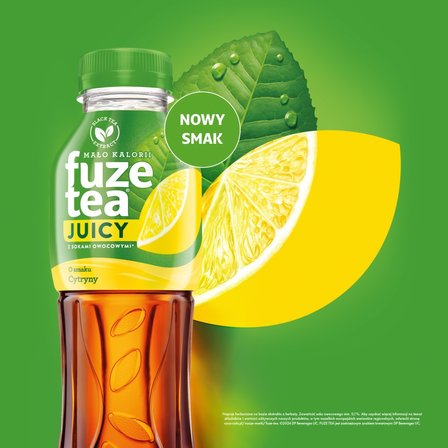 Fuze Tea Juicy Napój niegazowany o smaku cytryny 1,5 L (2)