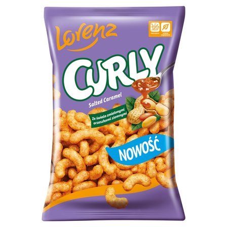 Lorenz Curly Chrupki kukurydziane o smaku słonego karmelu 100 g (1)