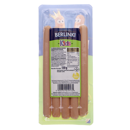 Berlinki Kids Kiełbasa 130 g (2)