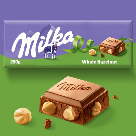 Milka Czekolada mleczna z całymi orzechami laskowymi 250 g (5)