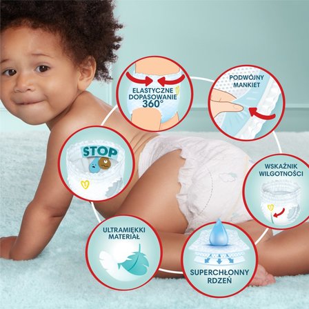 Pampers Premium Care Pieluchomajtki, rozmiar 4,  sztuk, 9kg-15kg (3)