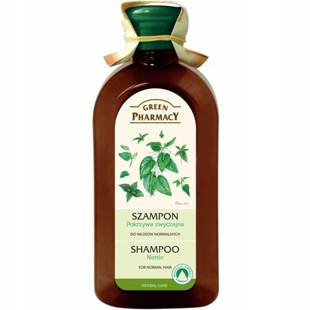 GREEN PHARMACY Szampon do włosów normalnych Pokrzywa zwyczajna, 350ml (1)