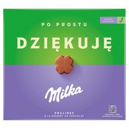 Milka Czekoladki mleczne z nadzieniem kakaowym 110 g (1)