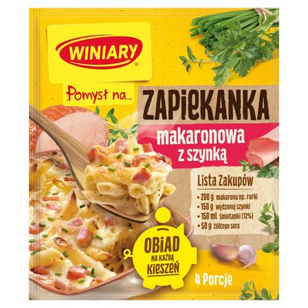 Winiary Pomysł na... Zapiekanka makaronowa z szynką 35 g (2)