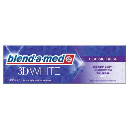 Blend-a-med 3D White Classic Fresh Pasta do zębów 75ml (1)