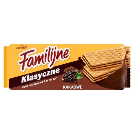 Familijne Wafle o smaku kakaowym 180 g (1)
