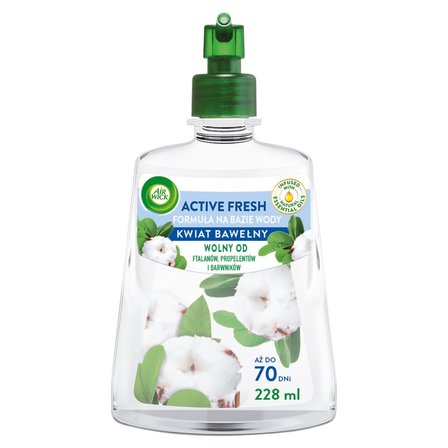 Air Wick Active Fresh Automatyczny odświeżacz powietrza wkład kwiat bawełny 228 ml (2)