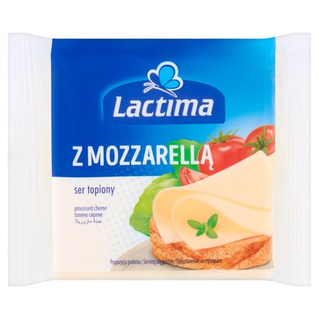 Lactima Ser topiony w plasterkach z Mozzarellą 130 g (8 x 16,25 g) (1)