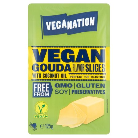 Veganation Wegańskie plastry o smaku Goudy 125 g (1)