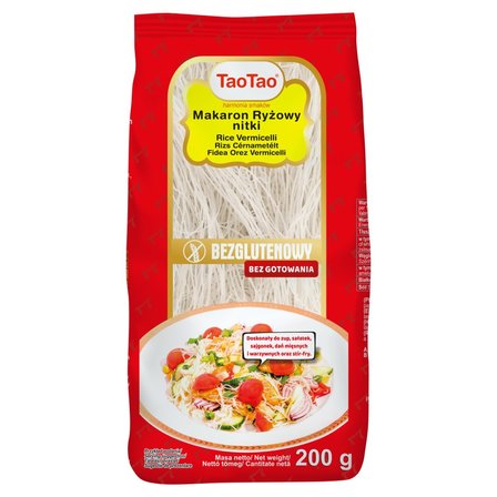 Tao Tao Makaron ryżowy nitki 200 g (1)