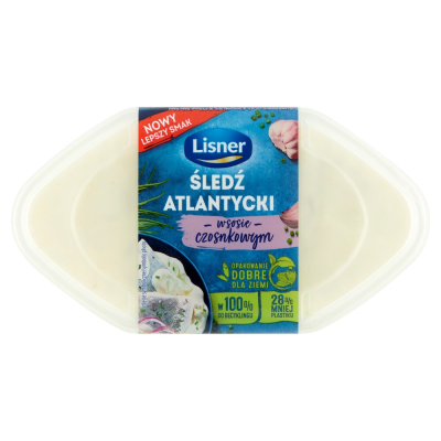 Lisner Śledź atlantycki w sosie czosnkowym 280 g (1)