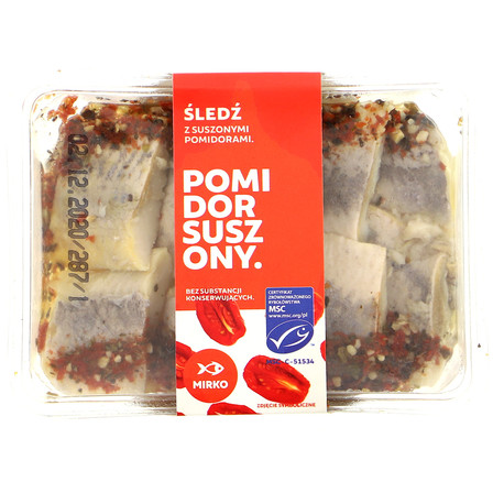 MIRKO ŚLEDŹ Z SUSZONYMI POMIDORAMI 200G (1)