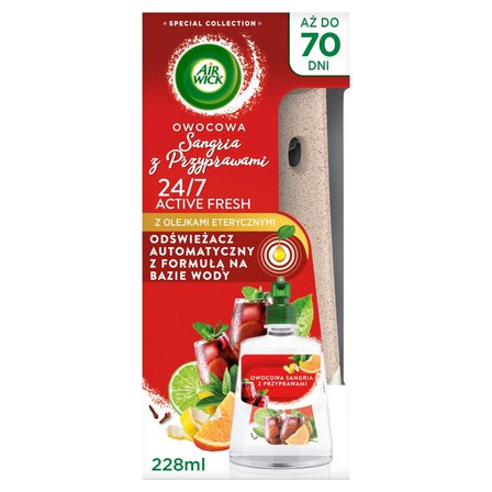 Air Wick Active Fresh Odświeżacz automatyczny owocowa sangria z przyprawami 228 ml (2)