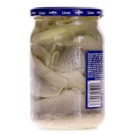 Lisner Śledź atlantycki Wiejskie filety z cebulką 600 g (8)