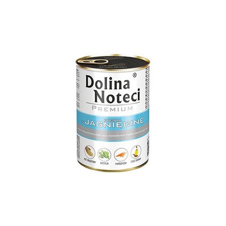 Dolina Noteci Premium mokra karma dla psa  bogata w jagnięcinę puszka 400 g (1)