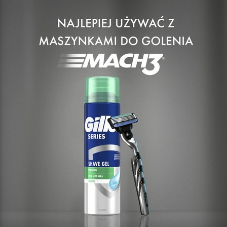 Gillette Series Kojący żel do golenia z aloesem, 75 ml (7)