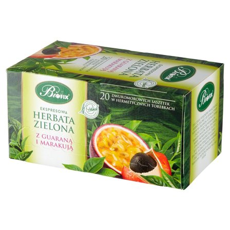 Bifix Ekspresowa herbata zielona z guaraną i marakują 40 g (20 x 2 g) (2)