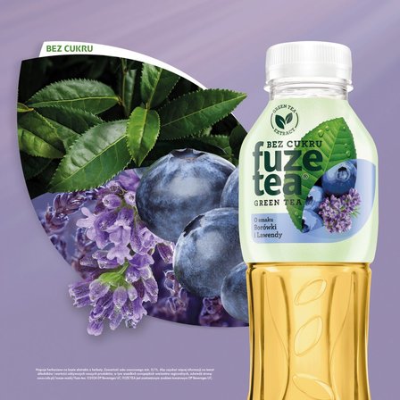 Fuze Tea Napój niegazowany o smaku borówki i lawendy 1,5 l (2)