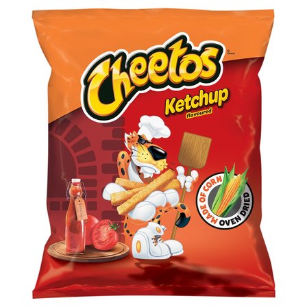 Cheetos Chrupki kukurydziane o smaku ketchupowym 43 g (1)