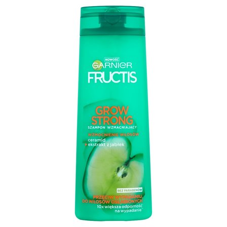 Garnier Fructis Grow Strong Szampon wzmacniający przeciw wypadaniu do włosów osłabionych 400 ml (1)