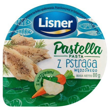 Lisner Pastella Pasta z pstrąga wędzonego 80 g (1)