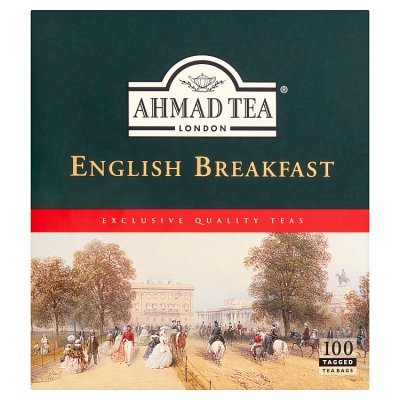Ahmad Tea English Breakfast Herbata czarna 200 g (100 torebek z zawieszką) (1)