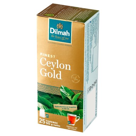 Dilmah Finest Ceylon Gold Klasyczna czarna herbata 50 g (25 x 2 g) (2)
