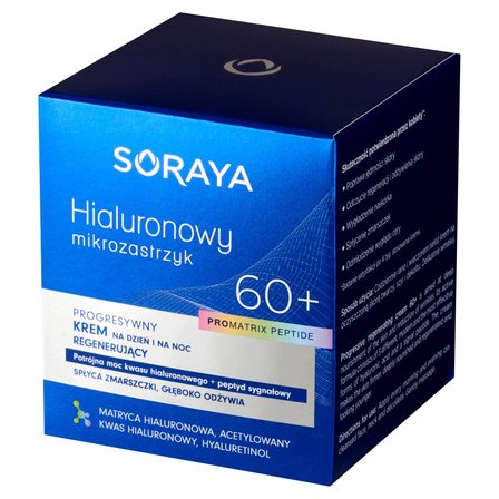 Soraya Hialuronowy Mikrozastrzyk Pro Matrix, krem regenerujący 60+, 50ml (2)