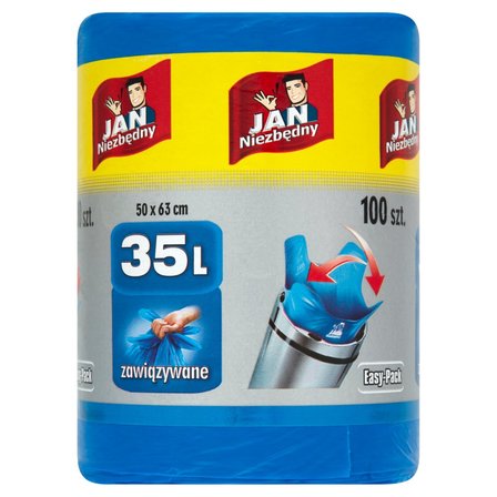 Jan Niezbędny Easy-Pack Worki na śmieci 35 l 100 sztuk (1)