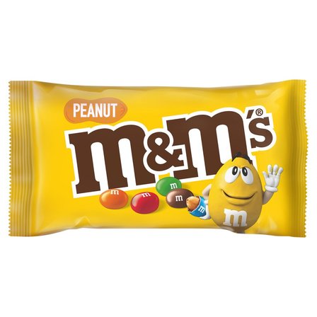 M&M's Peanut Orzeszki ziemne oblane czekoladą w kolorowych skorupkach 45 g (1)