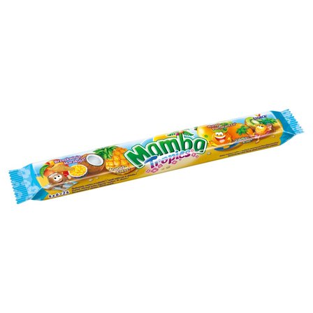 Mamba Tropics Gumy rozpuszczalne o smakach owocowych 106 g (4 x 26,5 g) (1)