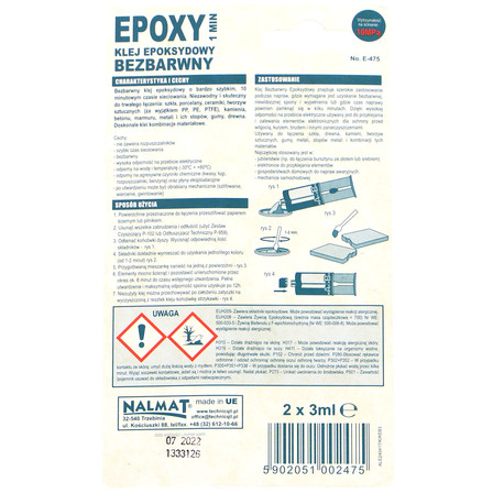 TECHNICQLL KLEJ EPOKSYDOWY 1MIN. 3ML (2)