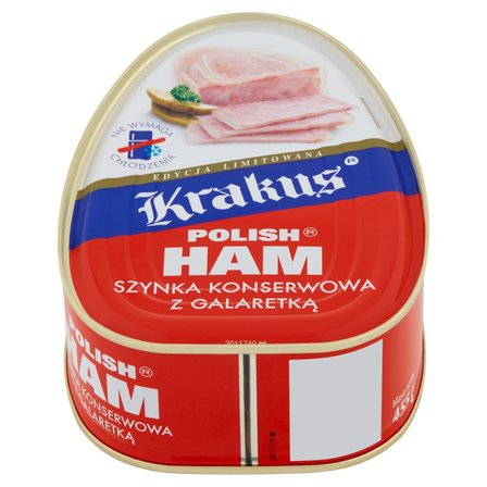 Krakus Szynka konserwowa z galaretką 455 g (2)