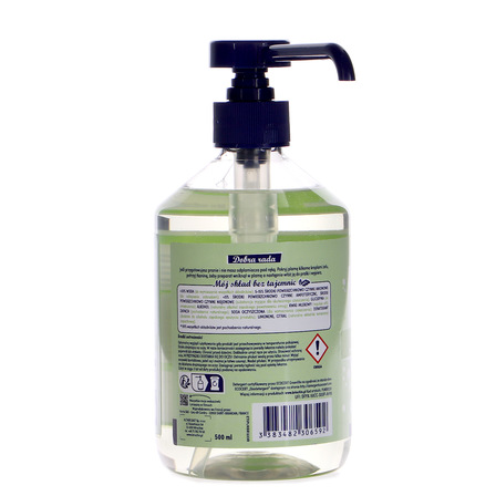 Briochin żel do mycia naczyń i rąk soda oczyszczona zapach zielonej cytryny  500ml (8)