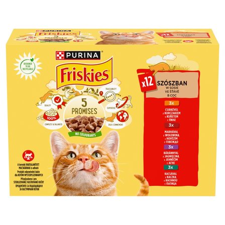 Friskies Karma dla kotów w sosie 1,02 kg (12 x 85 g) (1)