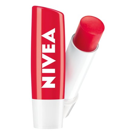 Nivea Strawberry Shine Pielęgnująca pomadka do ust o smaku truskawki 5,5 ml (2)