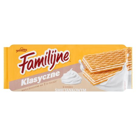 Familijne Wafle o smaku śmietankowym 180 g (1)