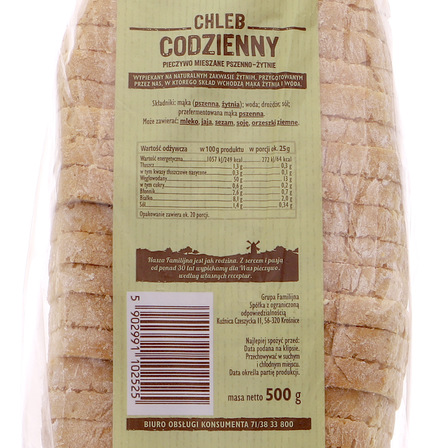 PIEKARNIA FAMILIJNA CHLEB CODZIENNY KROJONY 500G (3)