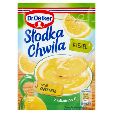 Dr. Oetker Słodka Chwila Kisiel smak cytryna 30 g (1)