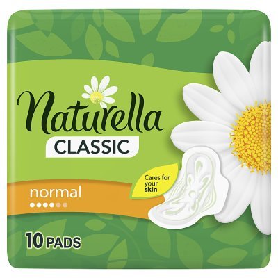 Naturella Classic Normal Camomile Podpaski ze skrzydełkami x10 (1)