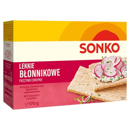 Sonko Pieczywo chrupkie Lekkie błonnikowe 170 g (32 sztuki) (1)