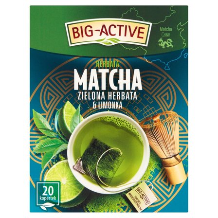 Big-Active Herbata matcha zielona herbata & limonka 30 g (20 x 1,5 g) (1)