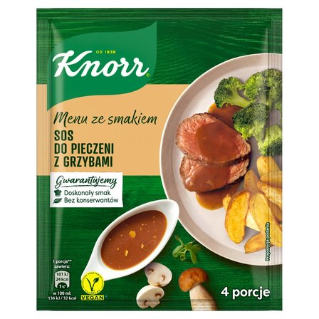 Knorr Menu ze smakiem Sos do pieczeni z grzybami 29 g (1)