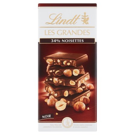 Lindt Les Grandes Szwajcarska czekolada deserowa z orzechami laskowymi 150 g (1)