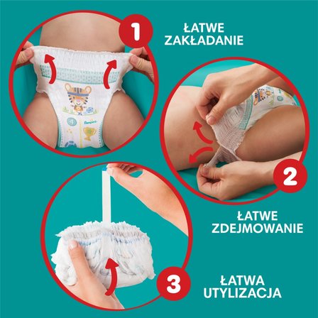 Pampers Pants Pieluchomajtki, rozmiar 4, 25 sztuk, 9kg-15kg (5)